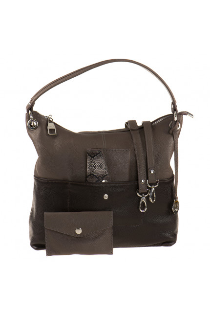 Сумка Alessandro Birutti 938-коричневый,капучино-с