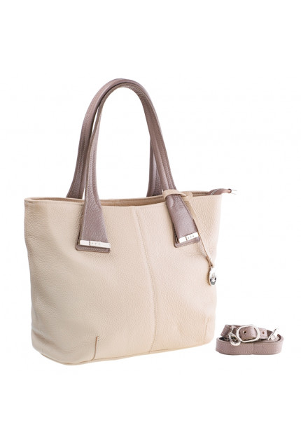 Сумка Alessandro Birutti 980-бежевая-капучино-симф