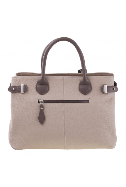 Сумка Alessandro Birutti 987 бежевая капучино симф