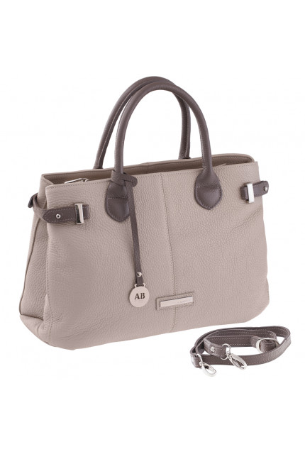 Сумка Alessandro Birutti 987 бежевая капучино симф