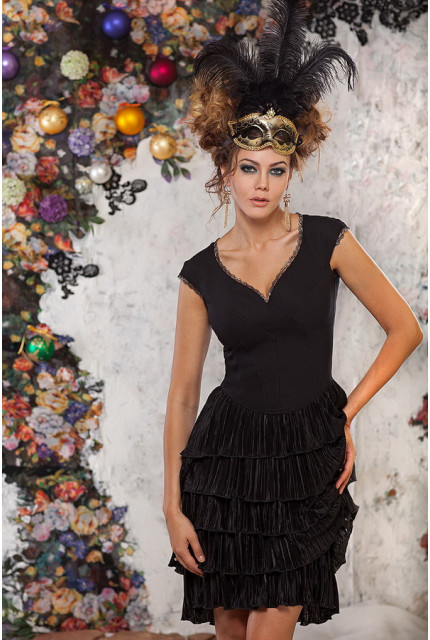 Платье Art Ribbon M1033-black