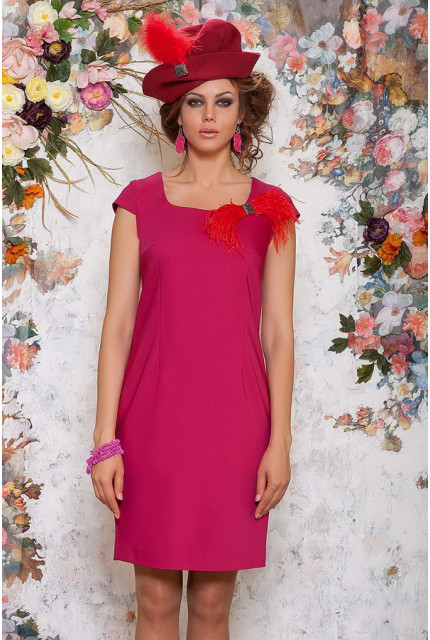 Платье Art Ribbon M1046-fuksia
