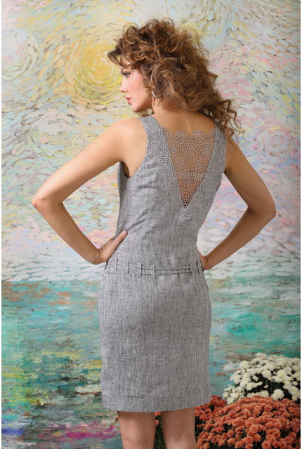 Платье Art Ribbon M1096P1001-grey