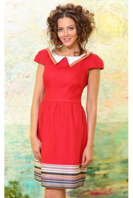 Платье Art Ribbon M2093P1002-red