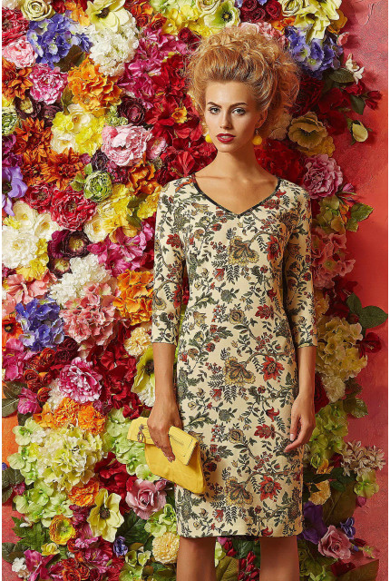 Платье Art Ribbon M2111Р1001-bezh