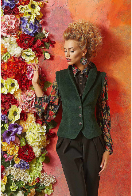 Жилет Art Ribbon М2131G2001-zelen