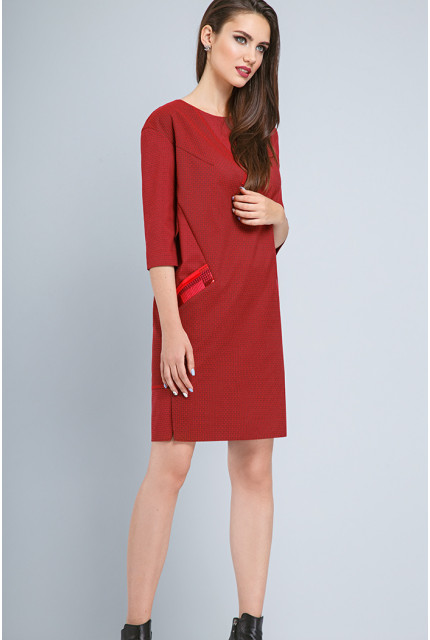 Платье LaVela L1508-красный