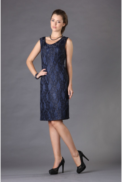 Платье La Via Estelar 10070-синий