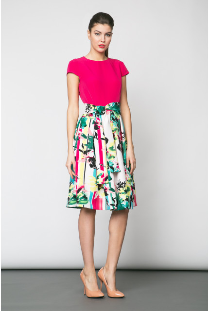 Платье La Via Estelar 12934-фуксия