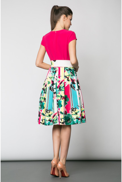 Платье La Via Estelar 12934-фуксия