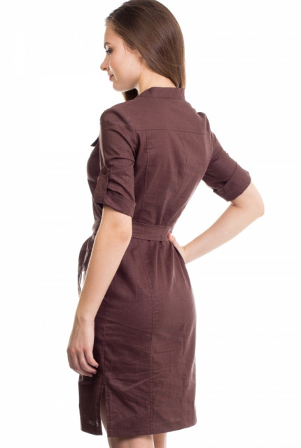 Платье La Via Estelar 13399-коричневый