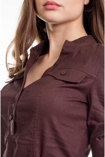 Платье La Via Estelar 13399-коричневый