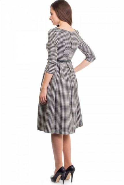 Платье La Via Estelar 13581-черно-белый