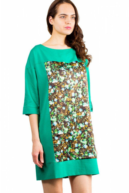 Платье La Via Estelar 13589-зеленый