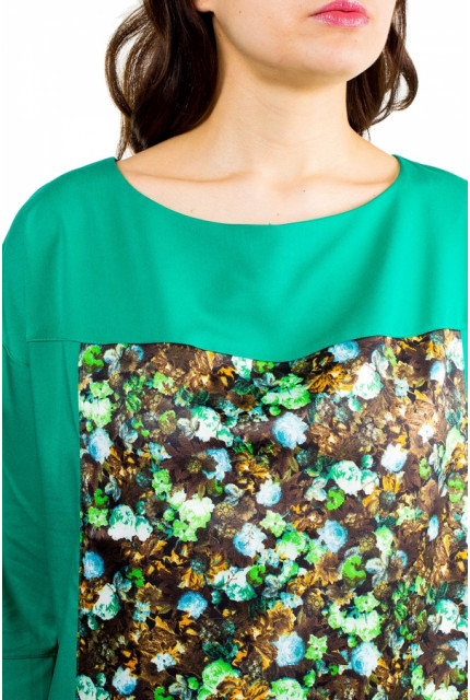 Платье La Via Estelar 13589-зеленый