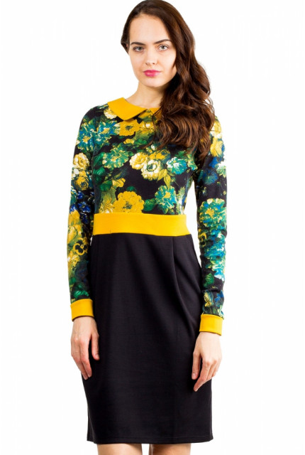 Платье La Via Estelar 14103-желтый