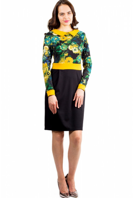 Платье La Via Estelar 14103-желтый