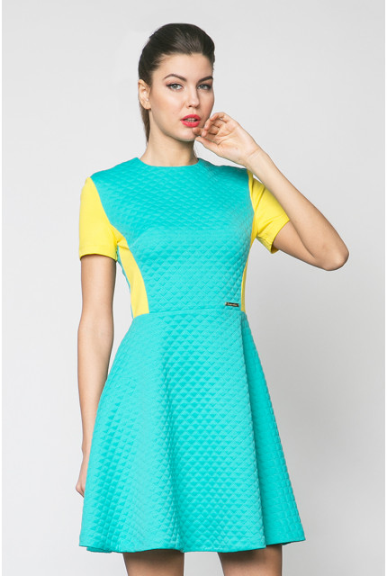 Платье La Via Estelar 14905-1-бирюзовый