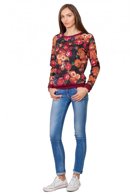 Джемпер La Via Estelar 24801-бордовый