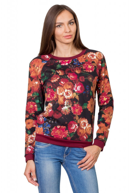 Джемпер La Via Estelar 24801-бордовый