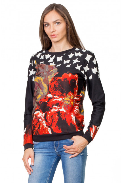 Джемпер La Via Estelar 24801-коричнево-черный