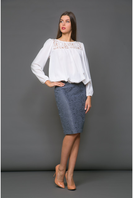 Блуза La Via Estelar 34924-молочный