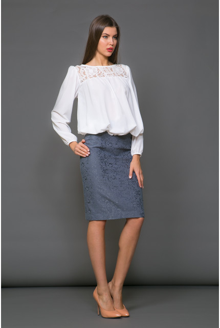 Блуза La Via Estelar 34924-молочный