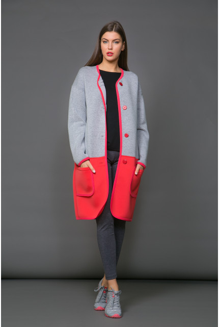 Кардиган La Via Estelar 54915-1-коралл