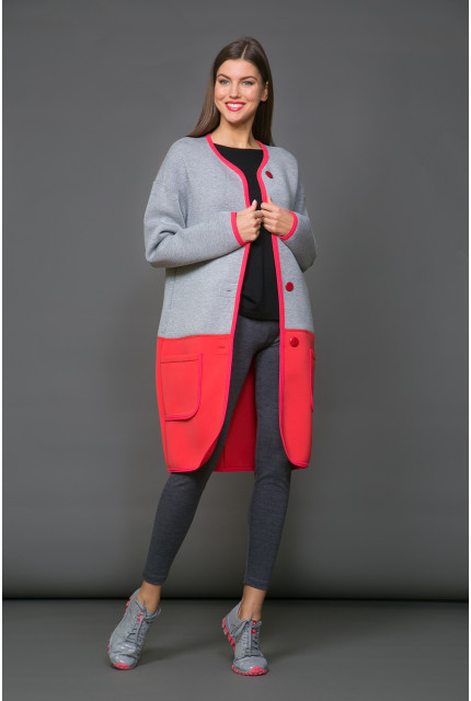 Кардиган La Via Estelar 54915-1-коралл