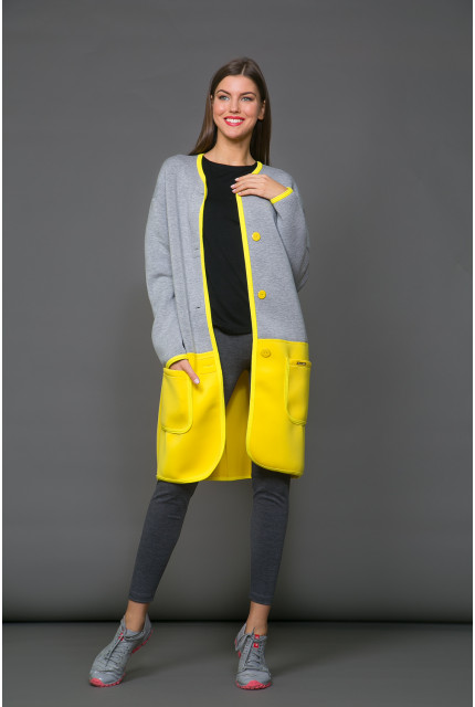 Кардиган La Via Estelar 54915-1-желтый