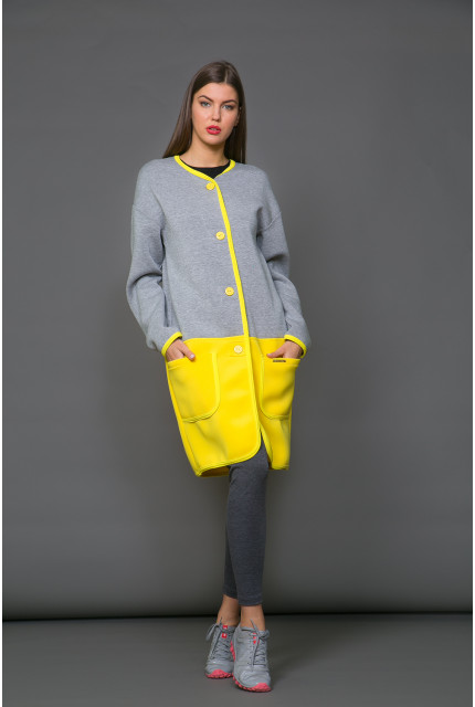 Кардиган La Via Estelar 54915-1-желтый