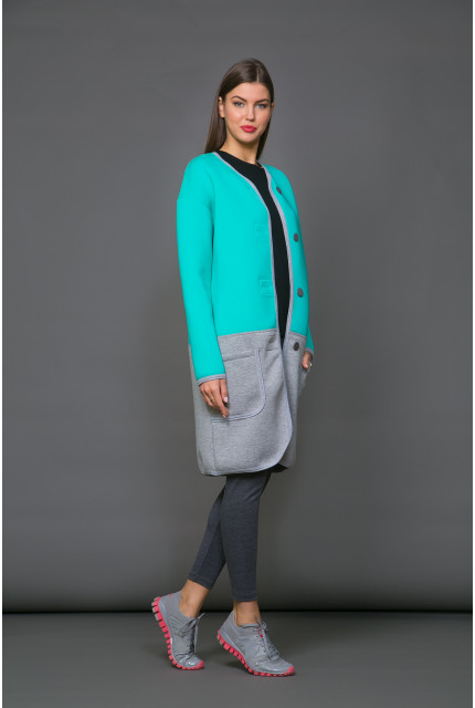 Кардиган La Via Estelar 54915-бирюзовый