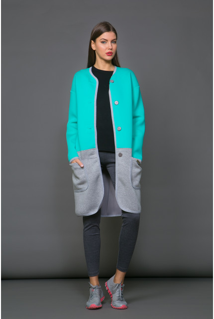 Кардиган La Via Estelar 54915-бирюзовый