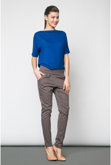 Брюки La Via Estelar 60910-кофейный