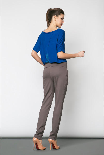 Брюки La Via Estelar 60910-кофейный