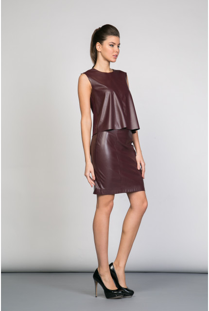 Жилет La Via Estelar 80863-бордовый