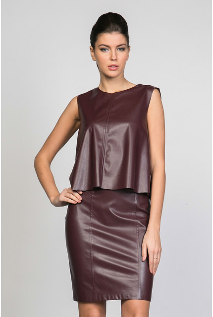 Жилет La Via Estelar 80863-бордовый