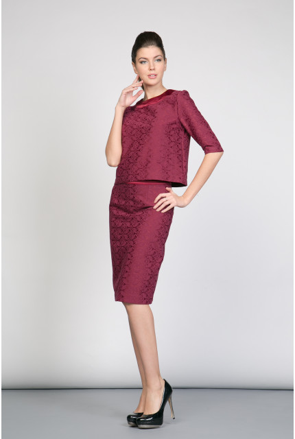 Джемпер La Via Estelar 83861-бордовый