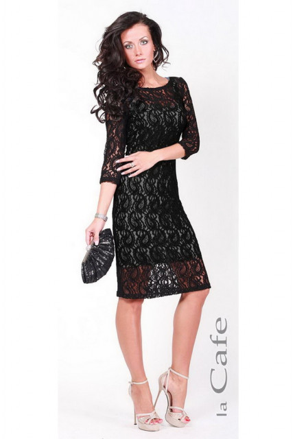 Платье Laskany 3537-black