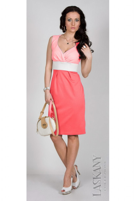 Платье Laskany 1187-coral