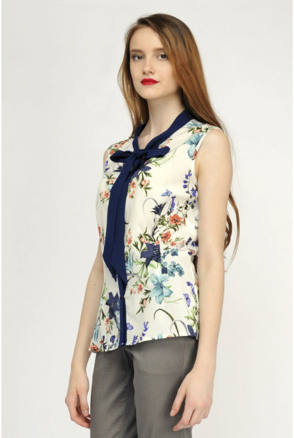 Блуза Stella Di Mare 100-16-темно синий