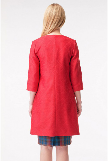 Пальто Stella Di Mare 1010-16-красный