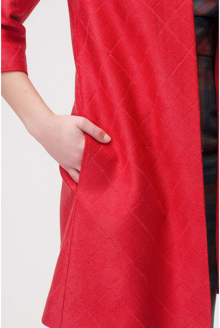 Пальто Stella Di Mare 1010-16-красный