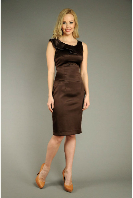 Платье Stella Di Mare 1013-13-шоколадное