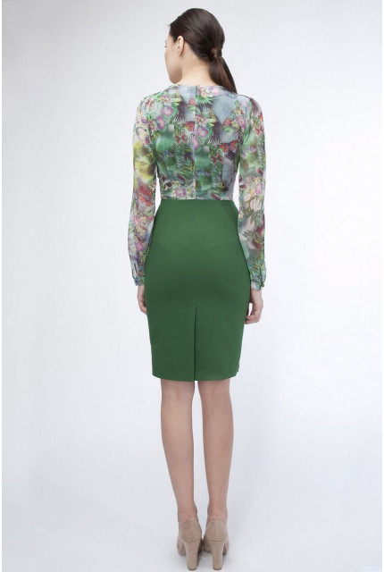 Платье Stella Di Mare 1837-16-салатовый