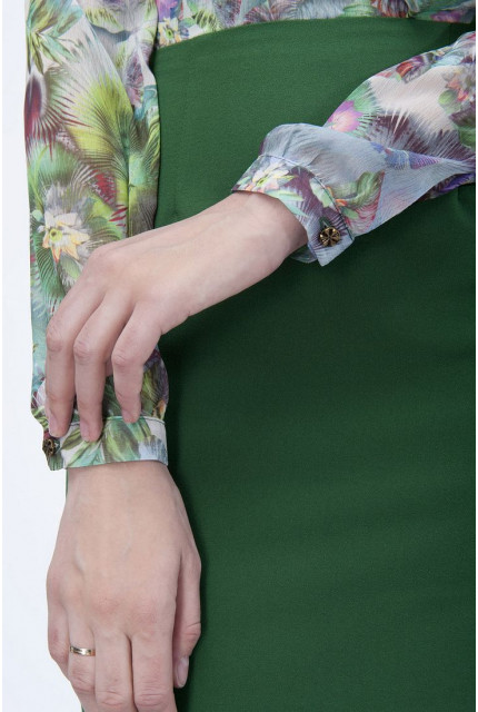 Платье Stella Di Mare 1837-16-салатовый