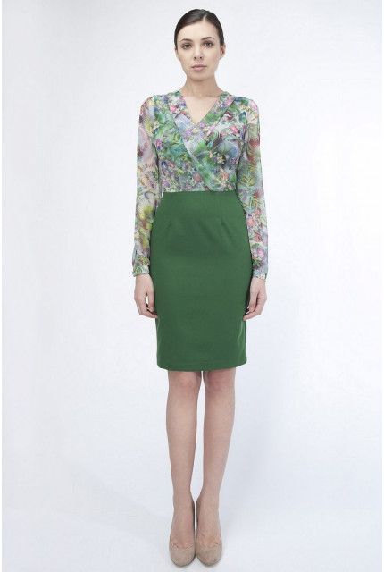 Платье Stella Di Mare 1837-16-салатовый