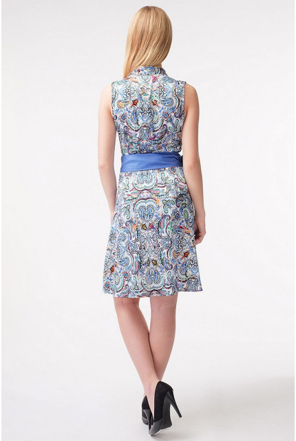 Платье Stella Di Mare 1956-14-голубой