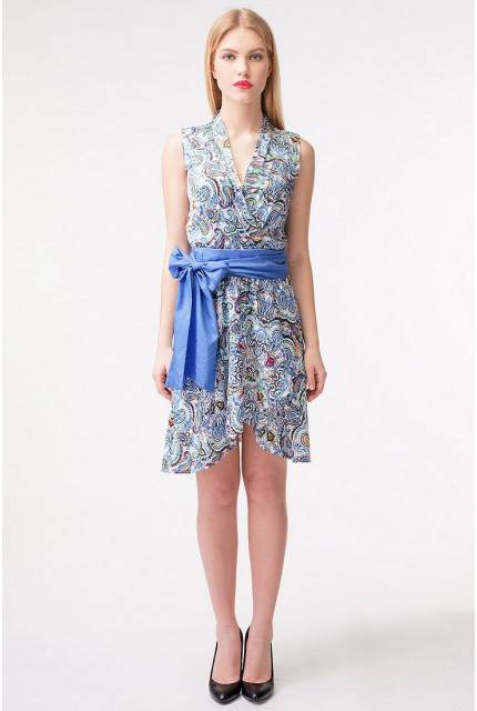 Платье Stella Di Mare 1956-14-голубой