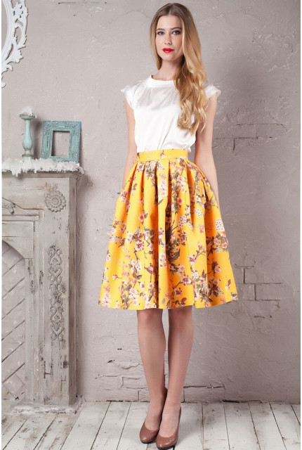 Юбка Stella Di Mare 330-16-желтый